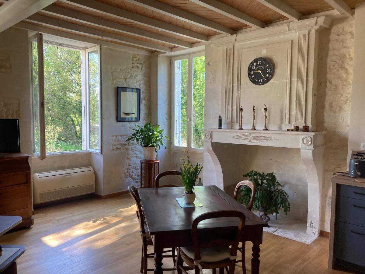 Les Ganivelles Apartment Saint-Dizant-du-Gua Luaran gambar