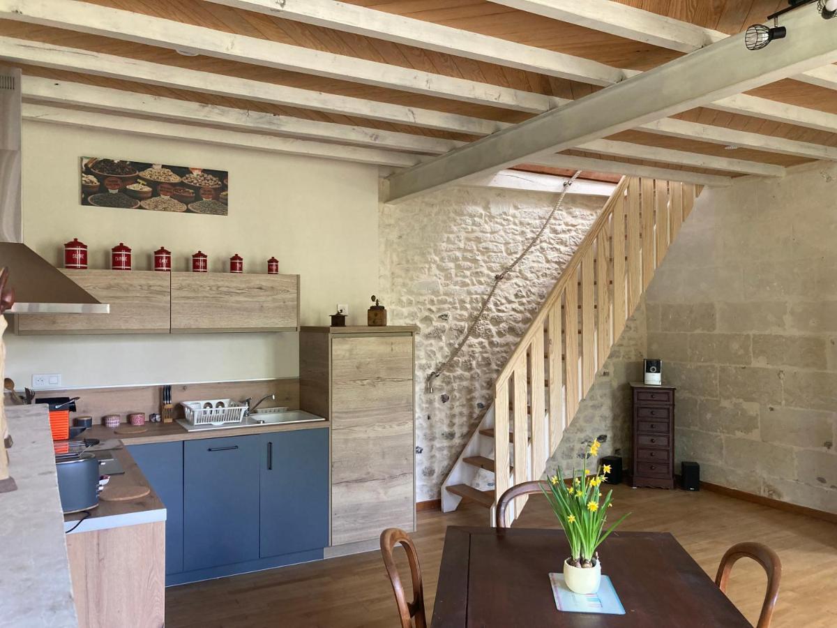 Les Ganivelles Apartment Saint-Dizant-du-Gua Luaran gambar